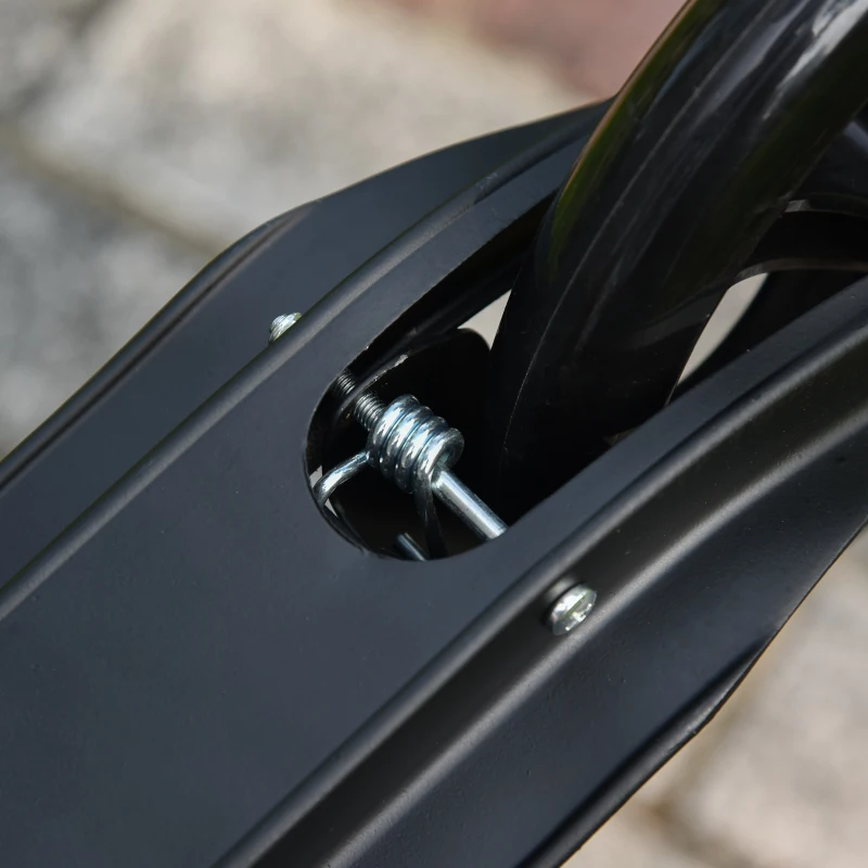 HOMCOM Folding Kids Kick Scooter Ride on Toys-Blue