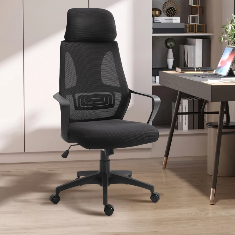 Vinsetto Ergonomic Mesh Office Chair Black