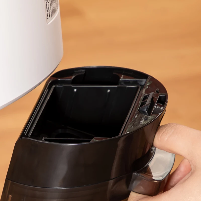 HOMCOM Aspirapolvere Senza Fili Wet & Dry, Scopa Elettrica Lavapavimenti con 2 Serbatoi