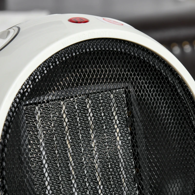 Termowentylator nagrzewnica grzejnik elektryczny ogrzewanie ciepło 900 W / 1500 W kolor biały + czarny