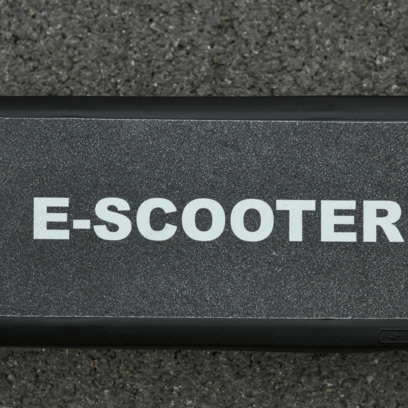 HOMCOM Electric Scooter, 120W Motor E-Scooter with Battery Display, Adjustable Height, Rear Brake for Ages 6+ Years - Black