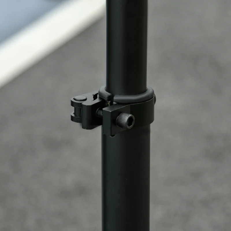 HOMCOM Electric Scooter, 120W Motor E-Scooter with Battery Display, Adjustable Height, Rear Brake for Ages 6+ Years - Black