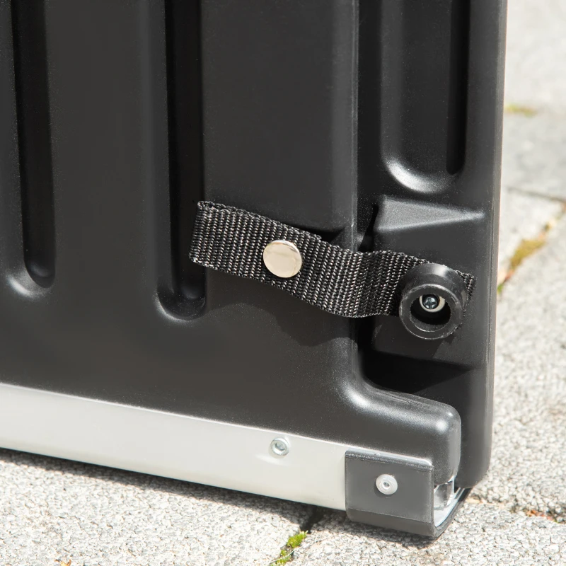 PawHut Portable Dog Ramp, Telescoping Dog Car Ramp with Carry Handle, Non-Slip, Aluminium Frame, Black