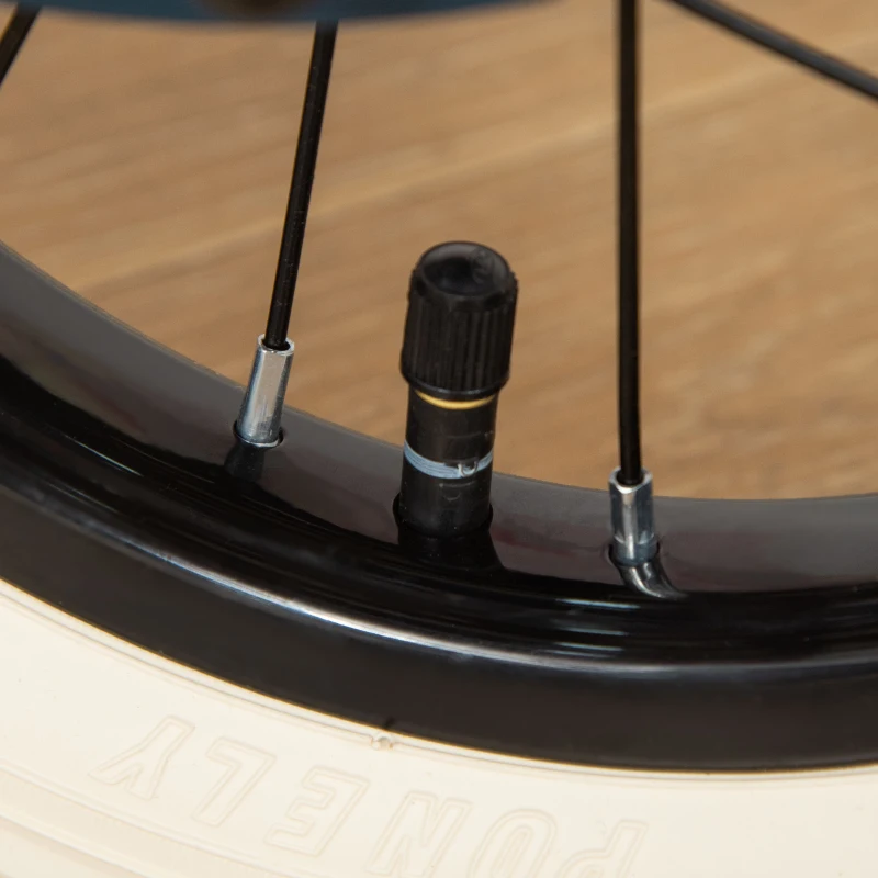 HOMCOM 12 Inch Kids Balance Bike Toddler No Pedal Training Bicycle with Rubber Tires Adjustable Handlebar Bell for 3-6 Year Old, Blue