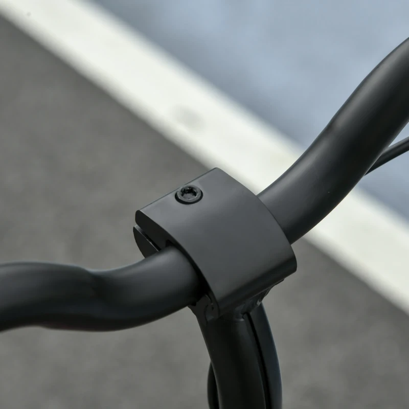 HOMCOM Electric Scooter, 120W Motor E-Scooter with Battery Display, Adjustable Height, Rear Brake for Ages 6+ Years - Pink