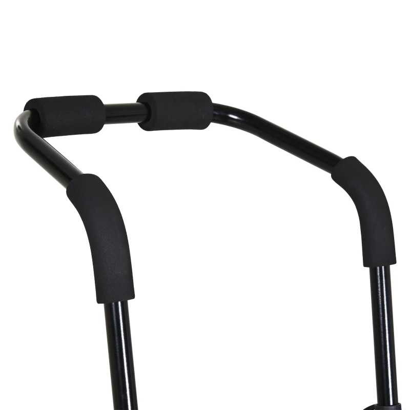 Homcom Portabici Posteriore per Auto Pieghevole per 3 biciclette Max 45 kg in Acciaio