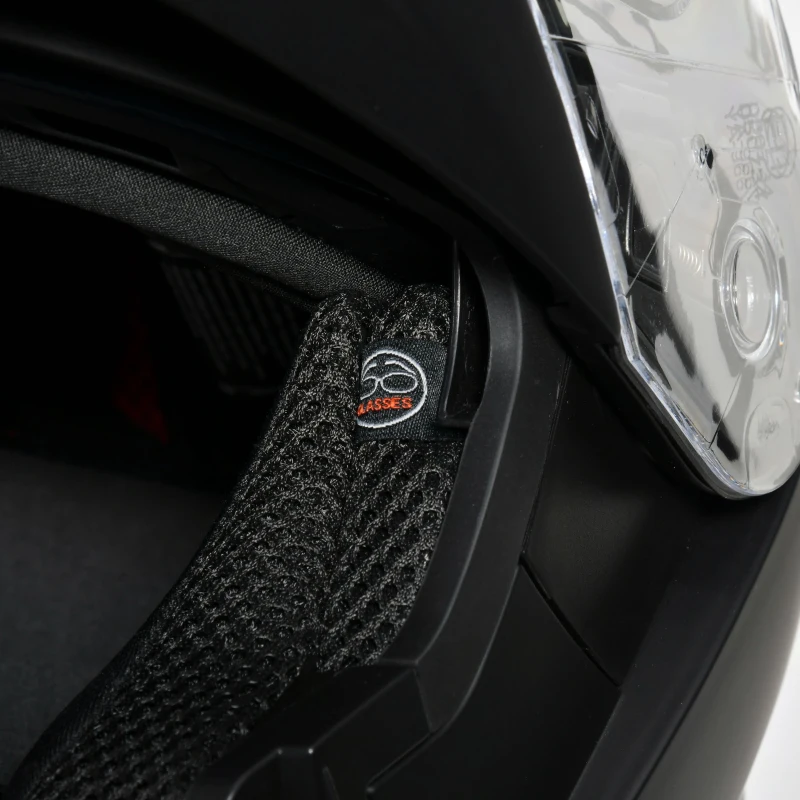 HOMCOM Casco Moto Integrale con Visiera Esterna e Parasole, Slot per Bluetooth e Certificato ECE R22, Taglia XL 61/62cm, Nero