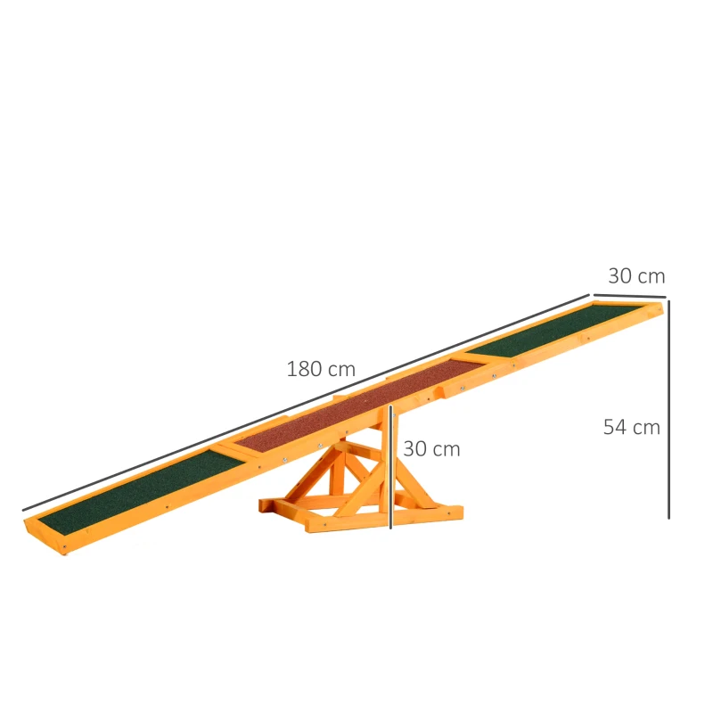 PawHut Pet Obedience Training Seesaw For Dog Agility
