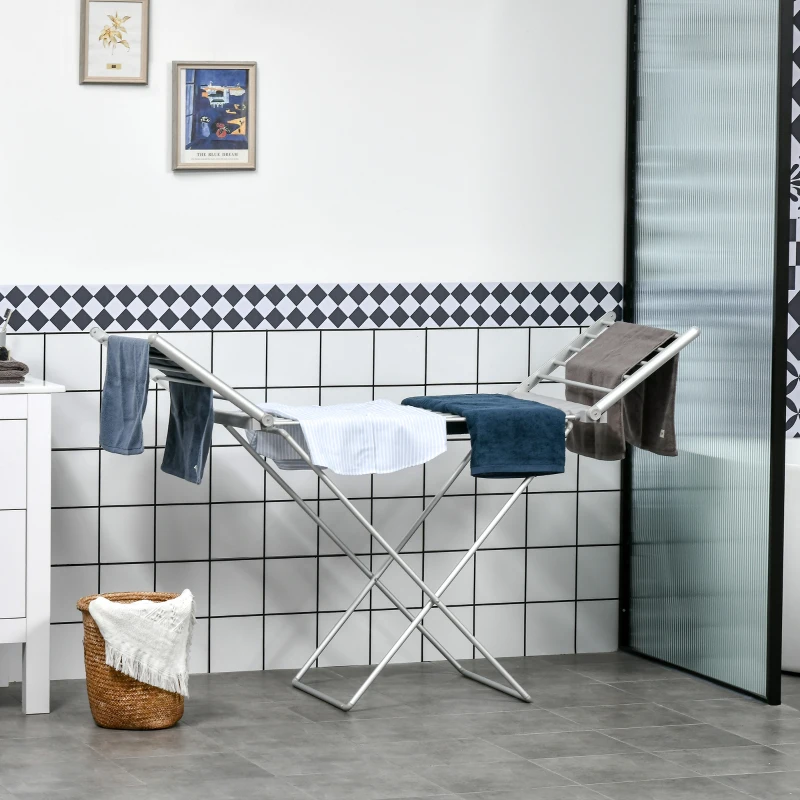 Homcom Uscator Rufe Electric Pliabil – Aripi Extensibile & Eficienta
