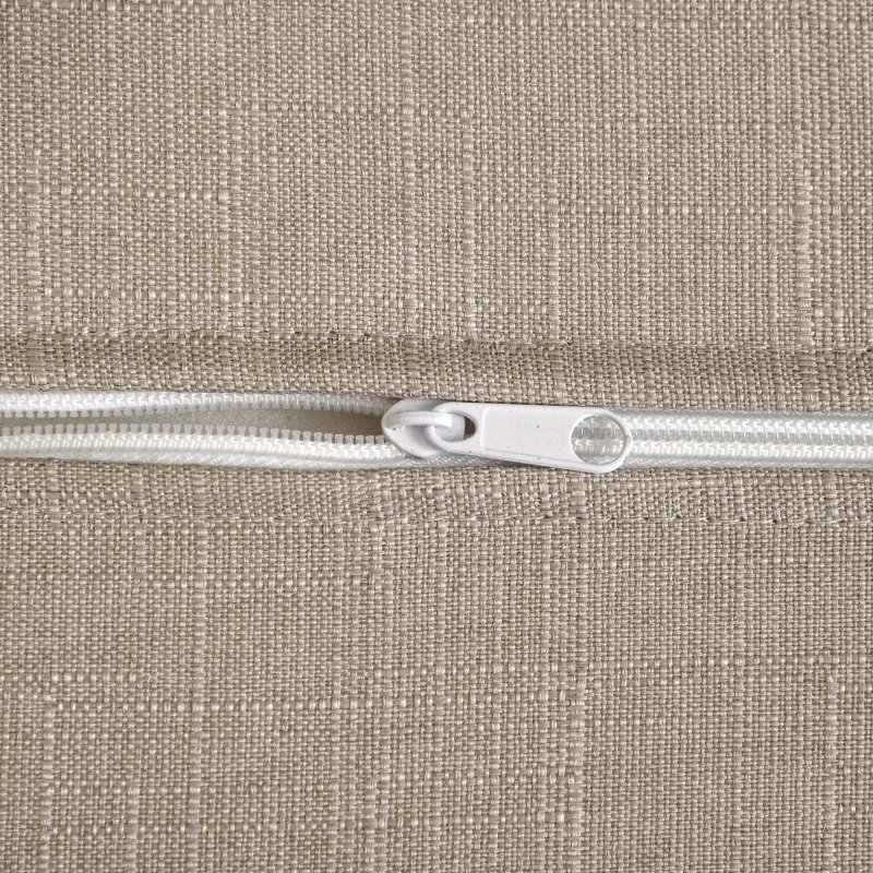 HOMCOM Poltrona Otomana Estofada em Tecido Poltrona Moderna com Encosto Alto e Almofada Removível 67x69x100cm Cinza