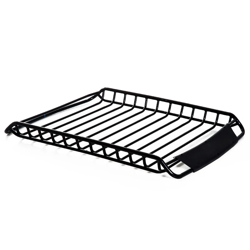 HOMCOM Autodach-Gepäckträger | Stahl | 134 x 100 x 10 cm | Schwarz