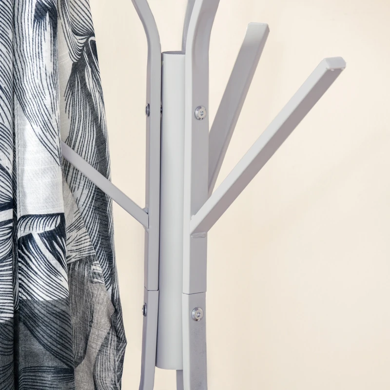 HOMCOM Masuta de cafea dreptunghiulara din sticla, cu 2 niveluri cu blat din sticla securizata si raft de depozitare, alb