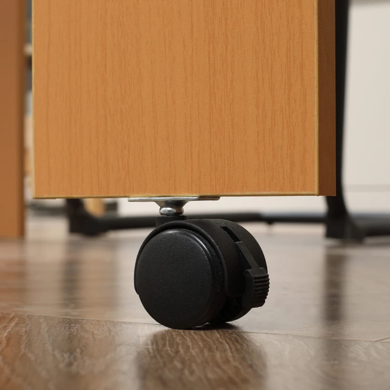 Homcom Masa Sufragerie – Pliabila & Extensibila, Design Natural