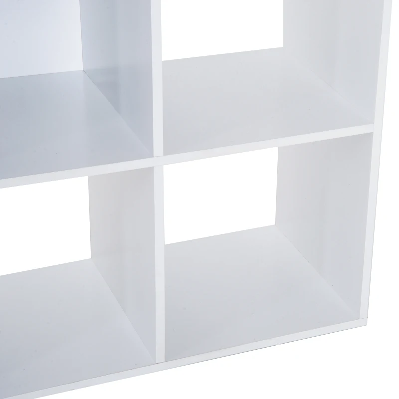 HOMCOM Librarie Alba Moderna 9 Compartimente 91 x 91 30 cm(m-10)