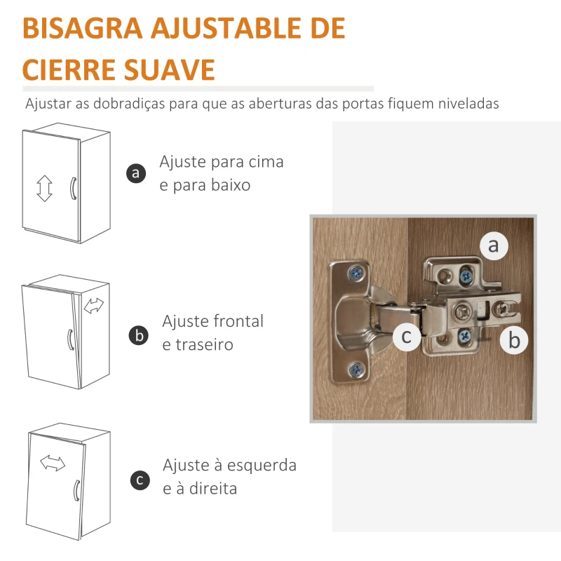 HOMCOM Aparador Moderno com 2 Portas 1 Gaveta e 3 Prateleiras Abertas Aparador Auxiliar de Armazenamento 80x30x96,5cm Madeira