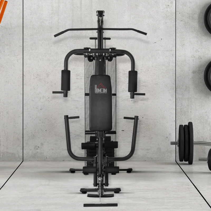 HOMCOM Multifunction Home Gym Weight Training Workout Station Fitness Strength Machine