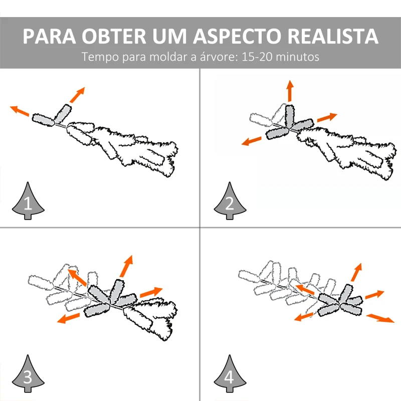 HOMCOM Árvore de Natal Artificial 150cm com 416 Ramos e Suporte de Metal Decoração Interior Sala de Estar Festas Ø75x150cm Verde