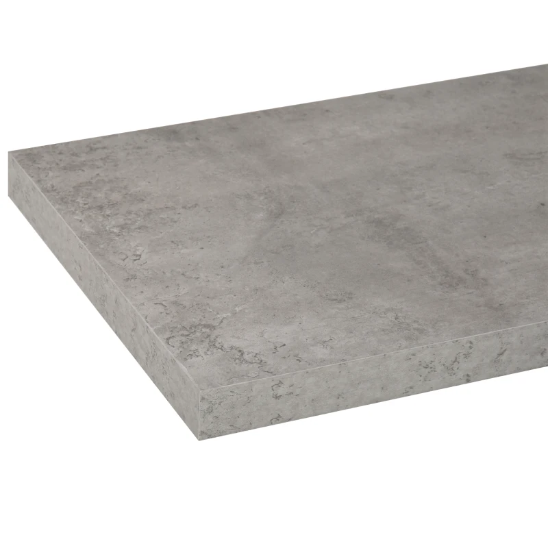 HOMCOM Mobilier Sub TV cu Design Modern Suspendat pe Perete Gri Ciment