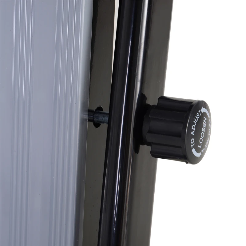 HOMCOM Banda de Alergat Electrica Pliabila pentru Antrenament Acasa cu Ecran LCD, Negru Gri 112x59x125cm