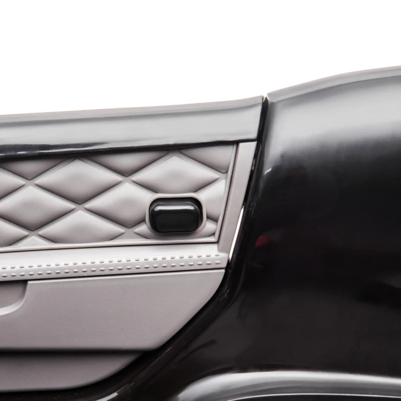 HOMCOM Carro Elétrico Bentley Mulsanne 12V com 2 Motores Farol Buzina Música USB e Abertura de Portas 3-5km/h 120x71x48cm Preto