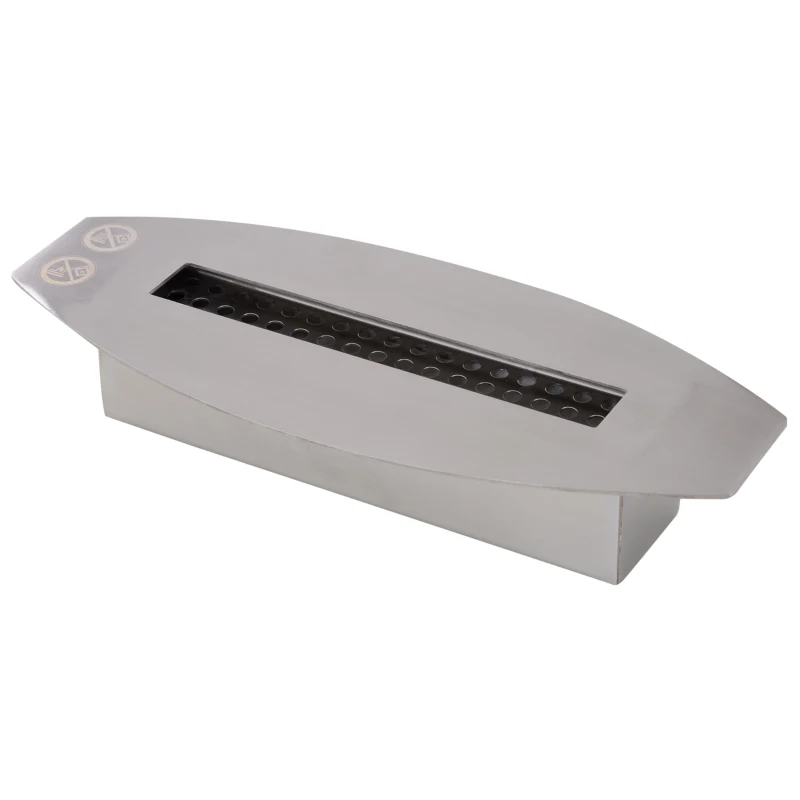 HOMCOM Fireplace Ethanol Fireplace Ventless Real Flame 0.6L Burner