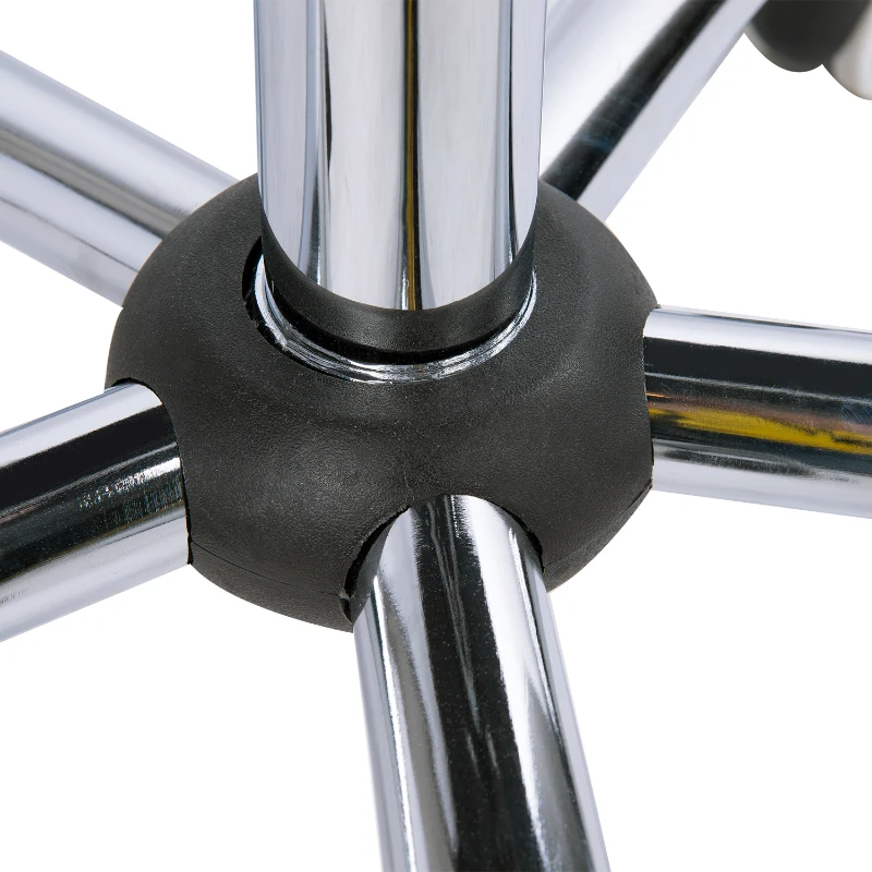 Vinsetto Mid-Back Desk Chair PU Leather White