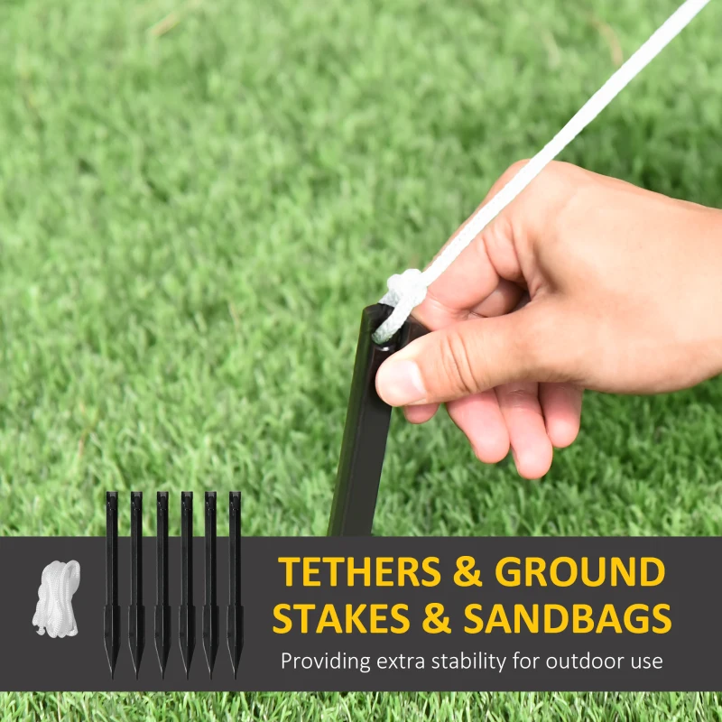 Outsunny 6ft Inflatable Halloween Large Pumpkin in Hat with Four Small Pumpkins, Blow-Up LED Display for Lawn, Garden, Party, Indoor and Outdoor