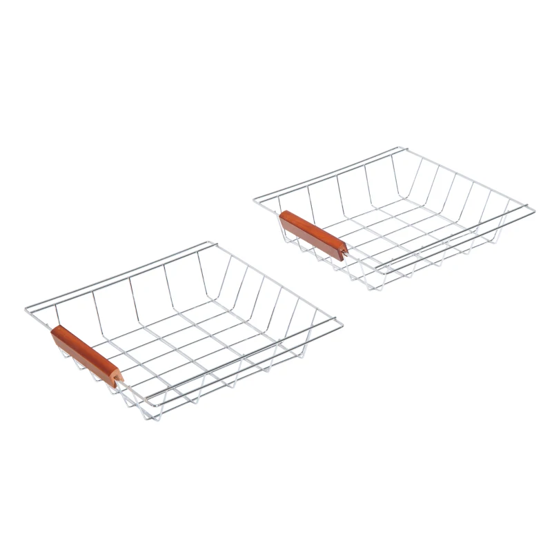 HOMCOM Chariot de Service Cuisine Desserte à roulettes Multi-rangements tiroirs paniers étagères Range Bouteilles Bois de pin