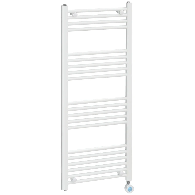 HOMCOM Badezimmerheizung, 24/7-Programmierung, 4 Modi, Überhitzungsschutz, 50 cm x 129 cm, Weiß