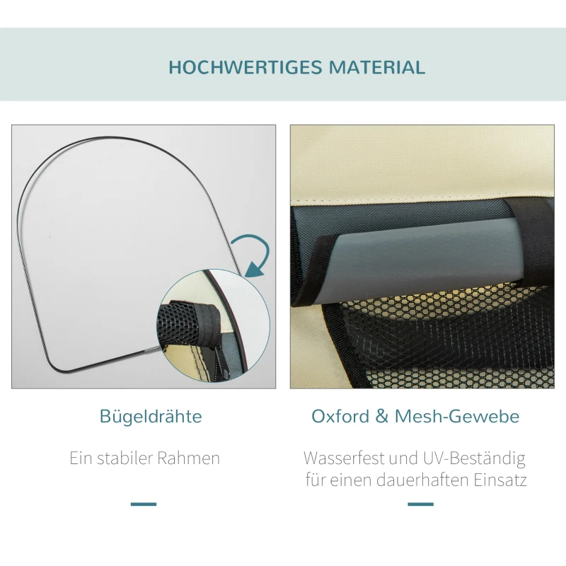 PawHut hondenbox inklapbare hondentransportbox dier 2 kleuren 5 maten