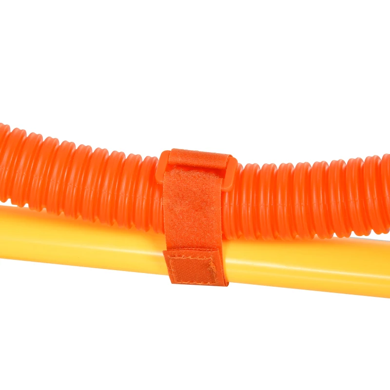 Pawhut® Zestaw Agility do Treningu Psa Bieg z Przeszkodami Poliester Żółty