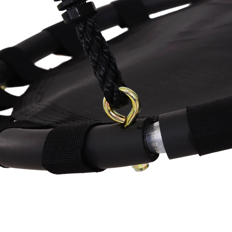 HOMCOM Huśtawka bocianie gniazdo Huśtawka okrągła Huśtawka dziecięca, obciążenie do 100 kg, Ø 60 cm