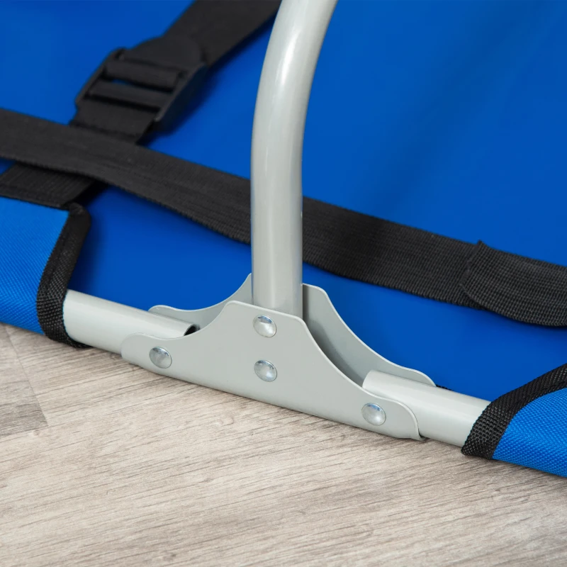 PawHut saltea pliabila caini, 71x58x18cm albastru