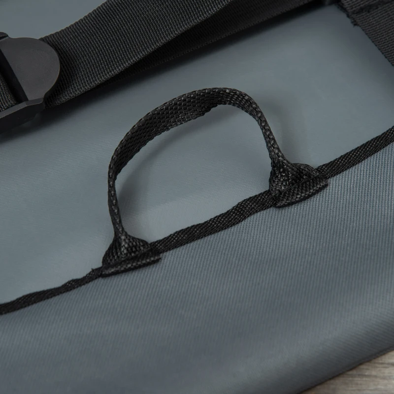 PawHut Patut pentru Caini Pliabil din Otel si Material Oxford pentru Interior si Exterior 59x46x15cm Gri