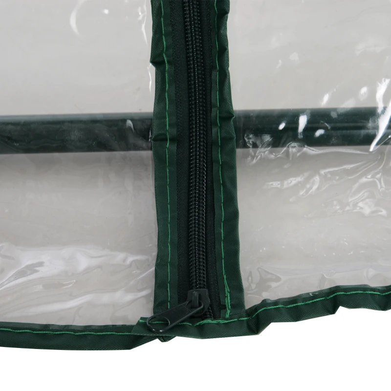 Outsunny sera de gradina, PVC transparent 180x105x165 cm