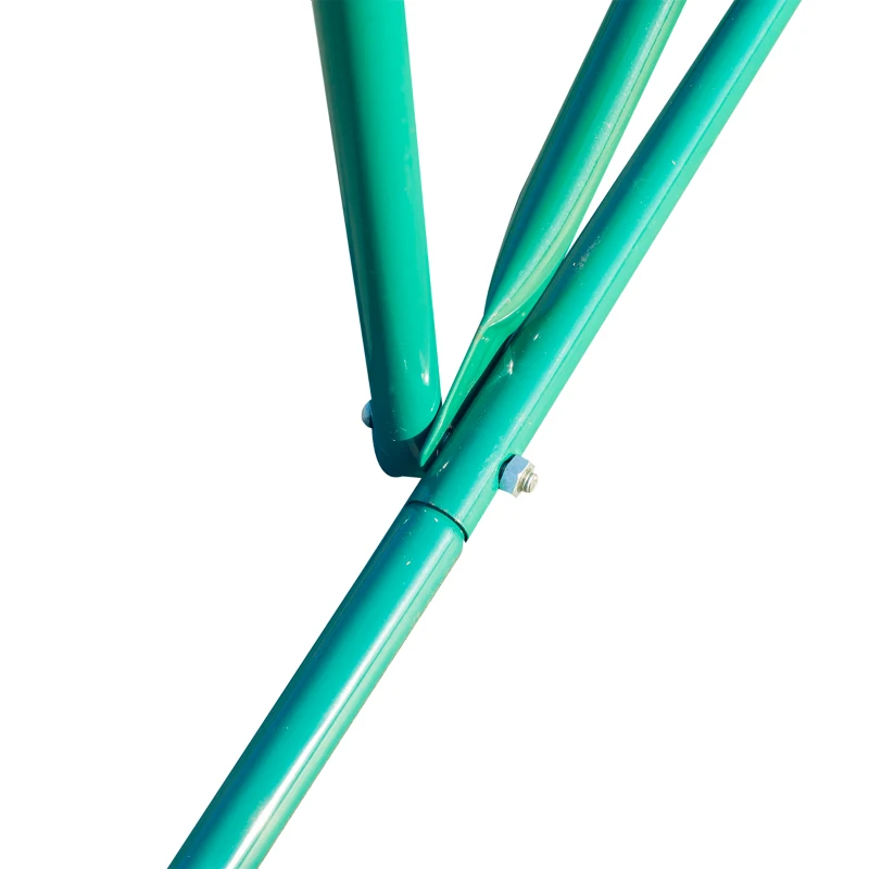 Outsunny Sera pentru Gradina 6x3x2 m, Sera cu Acoperis inclinat din PE pentru Plante, Verde(m-9)