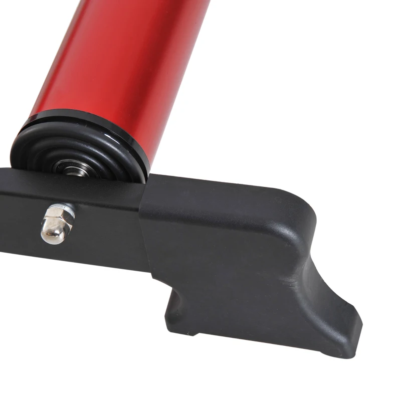HOMCOM Rullo per Bicicletta Allenamento Fitness da Casa, Portatile Lunghezza Regolabile per Bici Ruote da 26"、28"、29"、700C, 54 × 14.5 × 93-145cm