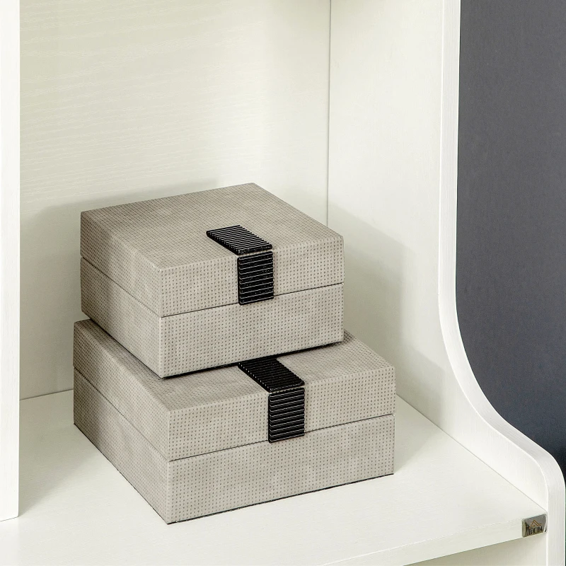 HOMCOM Mobile Dispensa in MDF con 2 Cassetti e Ripiani Aperti per Soggiorno, Ingresso e Cucina, 73x35x110 cm, Bianco