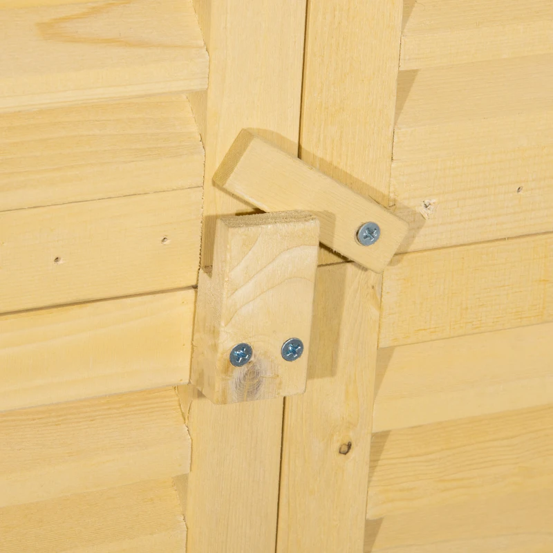 Outsunny dulap din lemn, pentru exterior, 87x46.5x160 cm