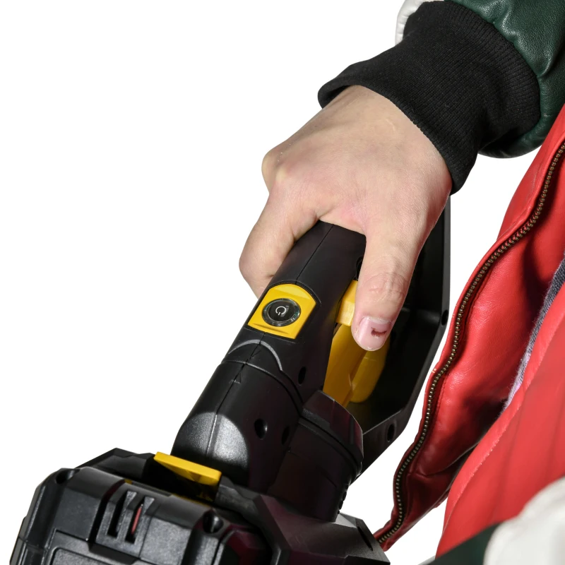 DURHAND masina de tuns gard viu fara fir, taietor electric cu reglare maner 180°, lama 52cm, capac si incarcator