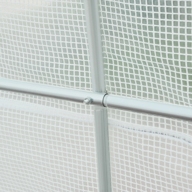 Outsunny 4.5Lx2Wx2H m Walk-in Greenhouse-White
