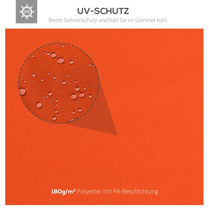 Outsunny Vervangend dak voor metalen tuinpaviljoen paviljoen partytent tuintent 3x3 / 3x4m