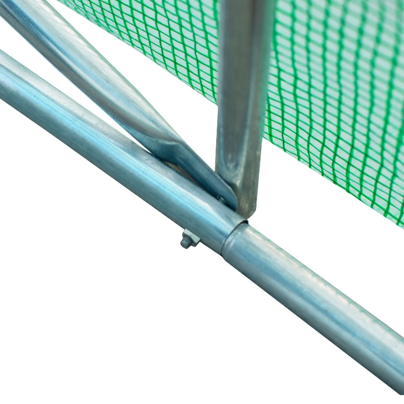 Outsunny Szklarnia foliowa, szklarnia, szklarnia na pomidory, cieplarnia z okienkiem