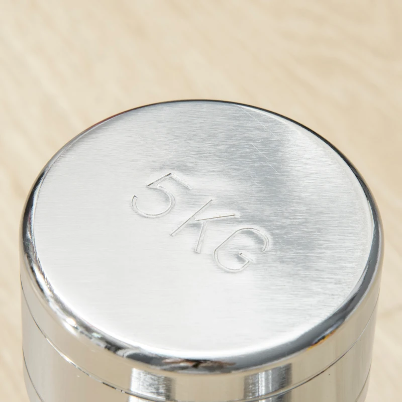 HOMCOM Kurzhantel, 2er-Set, glatte Oberfläche, gerändelter Griff, kompakte Form, Eisen, 2 x 5 kg, 22,5 x 8 x 8cm