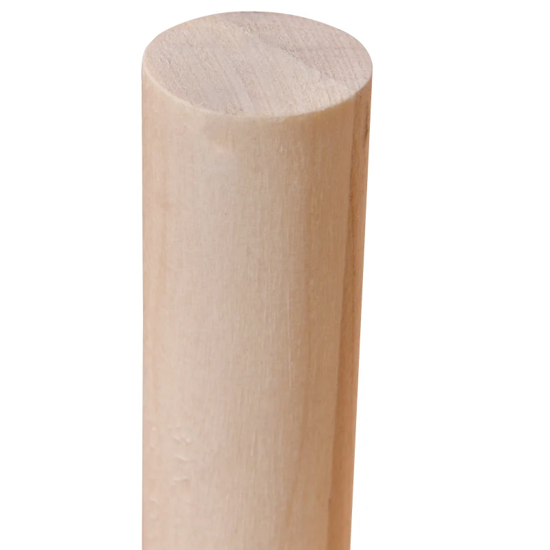 Set van 2 plantenstandaards voor buiten massief dennenhout natuurlijke kleur 18 x 18 x 35,4 cm