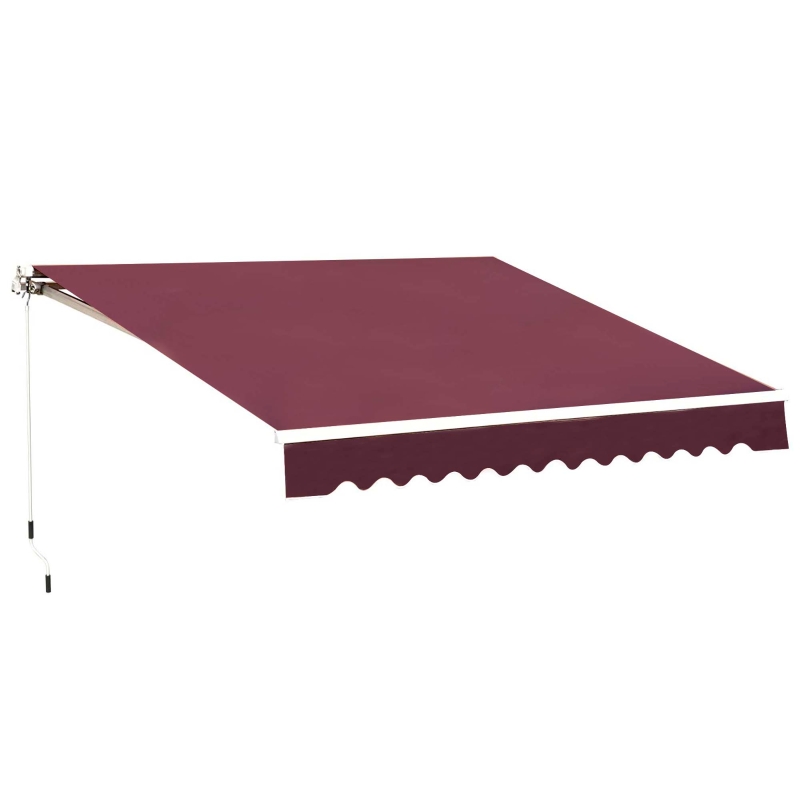 Outsunny Markise Aluminium 2,95 m x 2,5 m