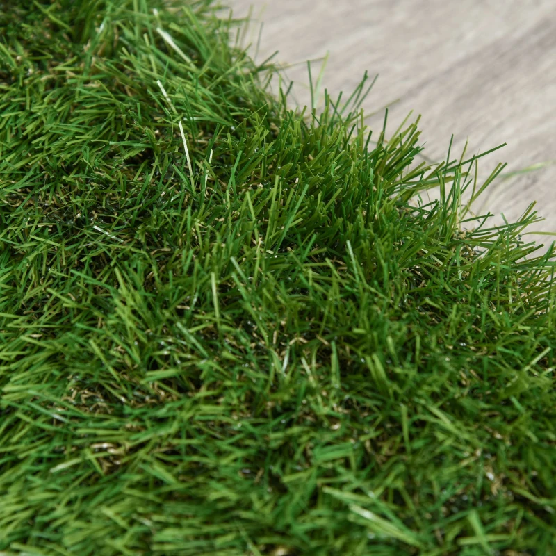 Outsunny Covoras de iarba falsa 4x1m, 40mm Gazon sintetic nu-toxic si anti-UV