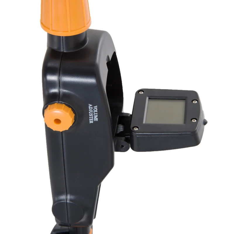 Outsunny Adjustable LCD Metal Detector, Water-resistant-Yellow/Black