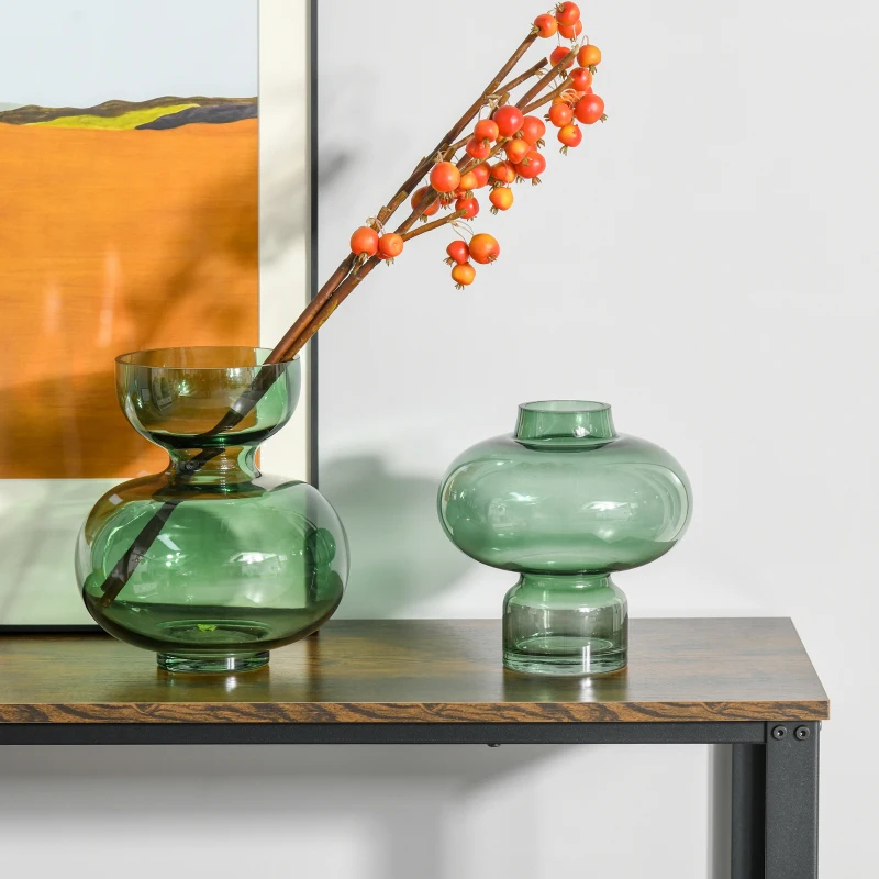 HOMCOM Industrial Console Table,Entryway Table w/Bottom Mesh Shelf Metal Frame Vintage Sofa Table for Hallway, Living Room, Rustic Brown