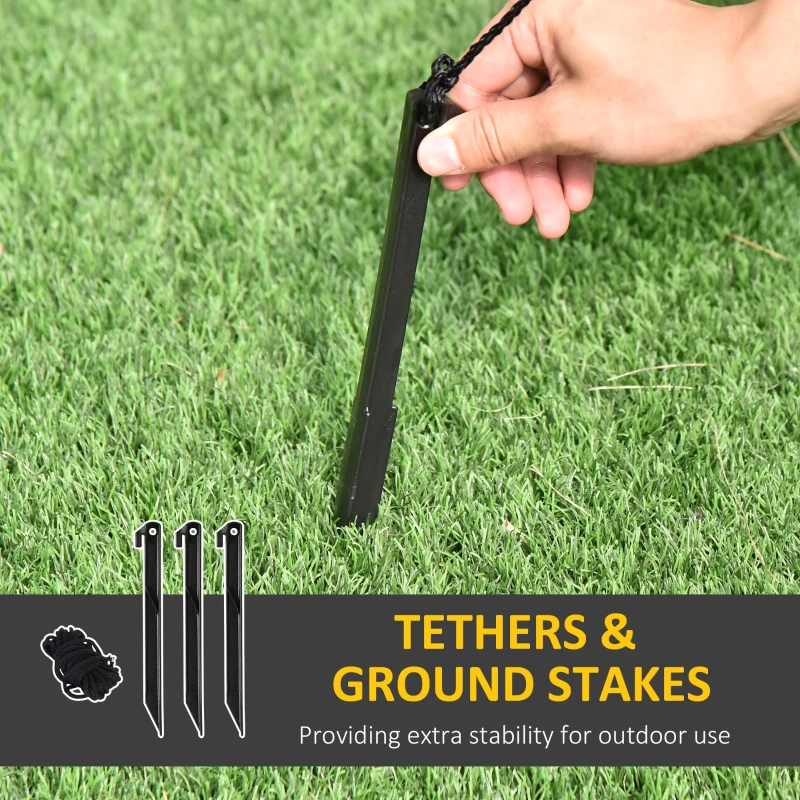 HOMCOM Inflatable 2.4m Santa Claus